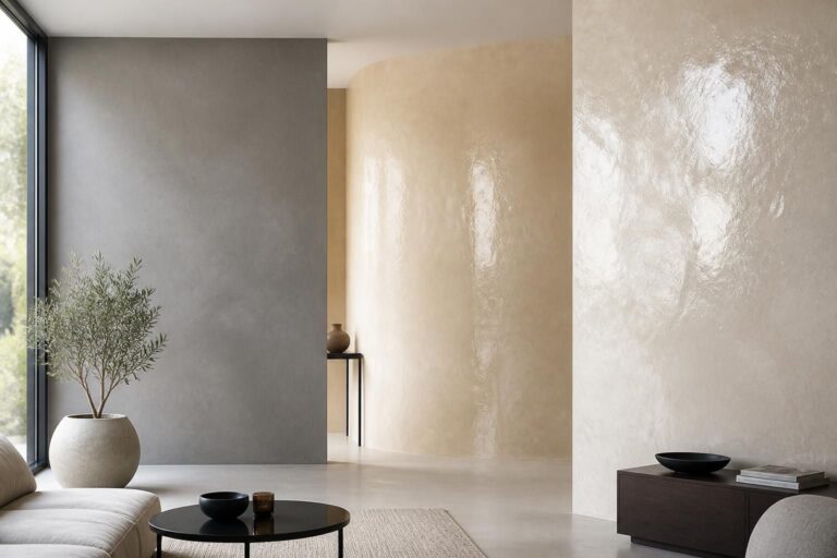 découvrez les différences entre béton ciré, tadelakt et stuc pour choisir l'enduit décoratif mural idéal. guide complet pour sublimer vos murs avec style et authenticité.