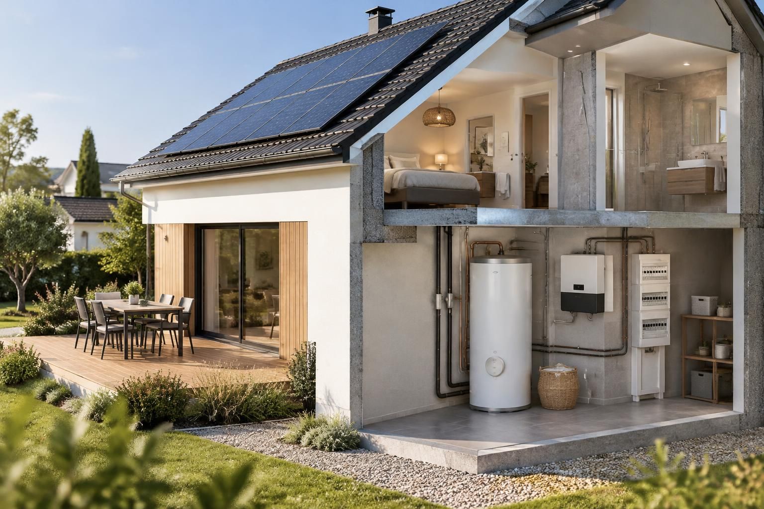 découvrez comment dimensionner une installation photovoltaïque pour couvrir les besoins d’une maison équipée d’un chauffe-eau électrique et optimiser l’autoconsommation.